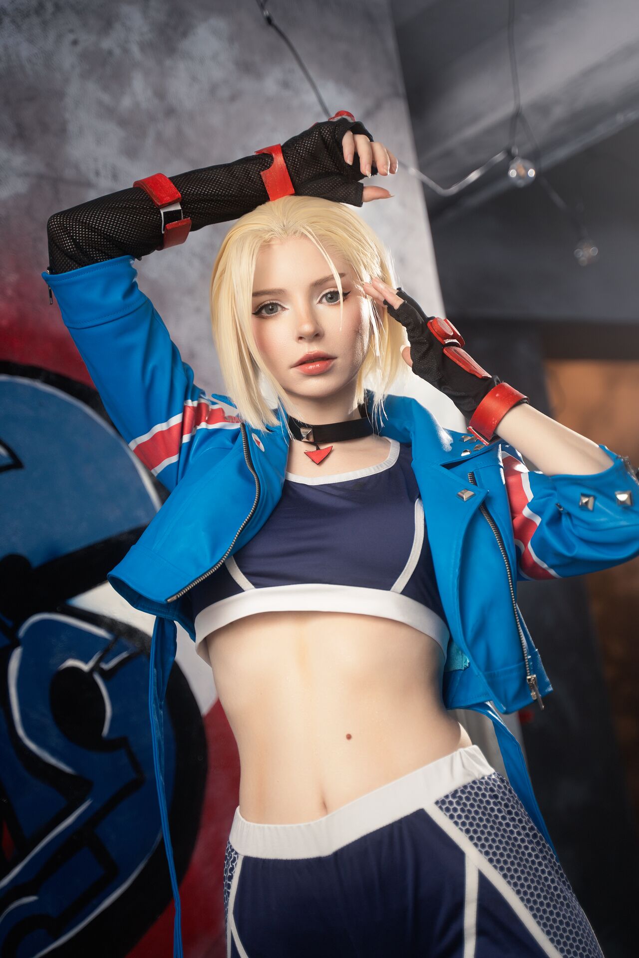 Добротный косплей Cammy White от Peachmilky футфетишистам на заметку