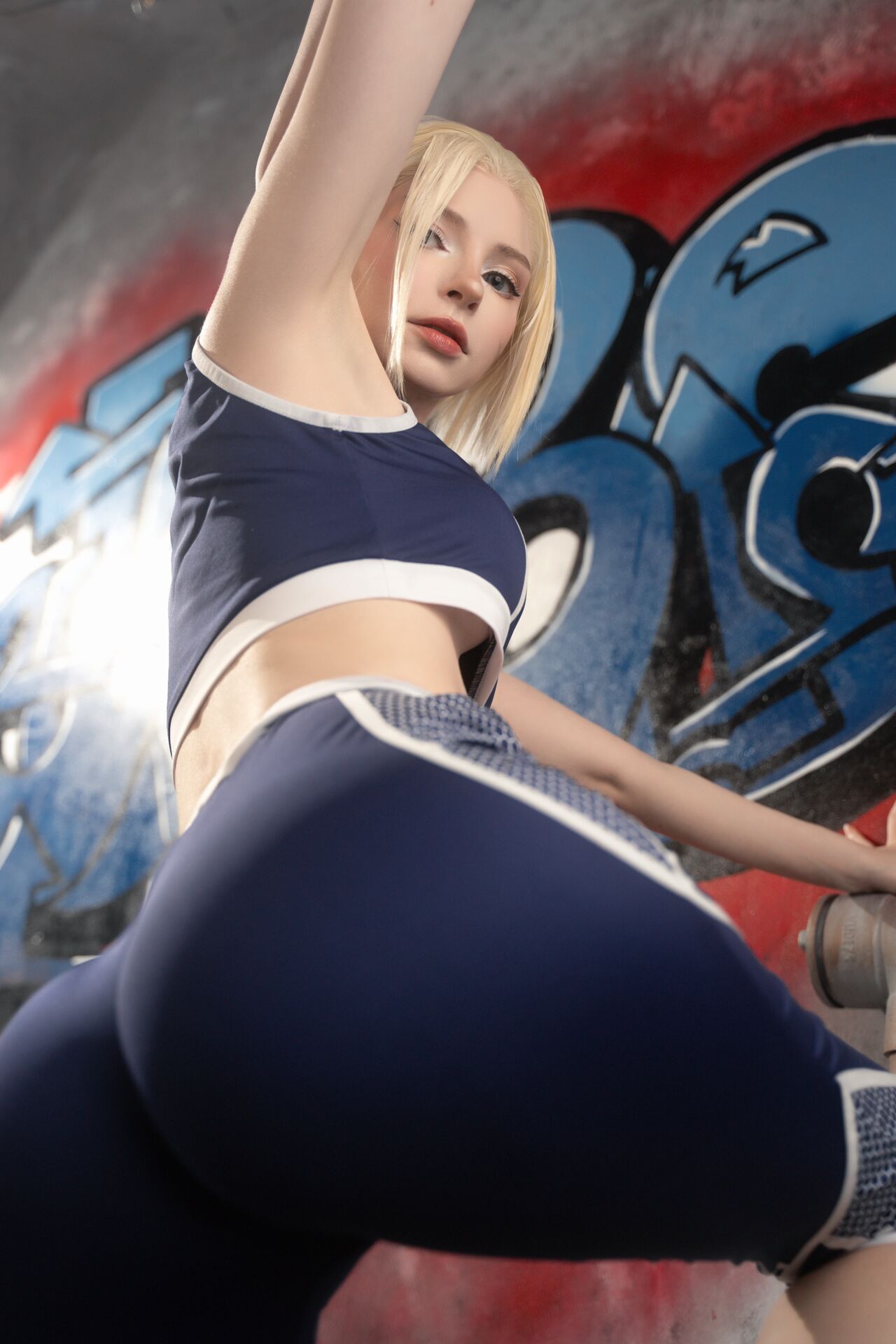 Sexy косплей Cammy White от Peachmilky footfetish