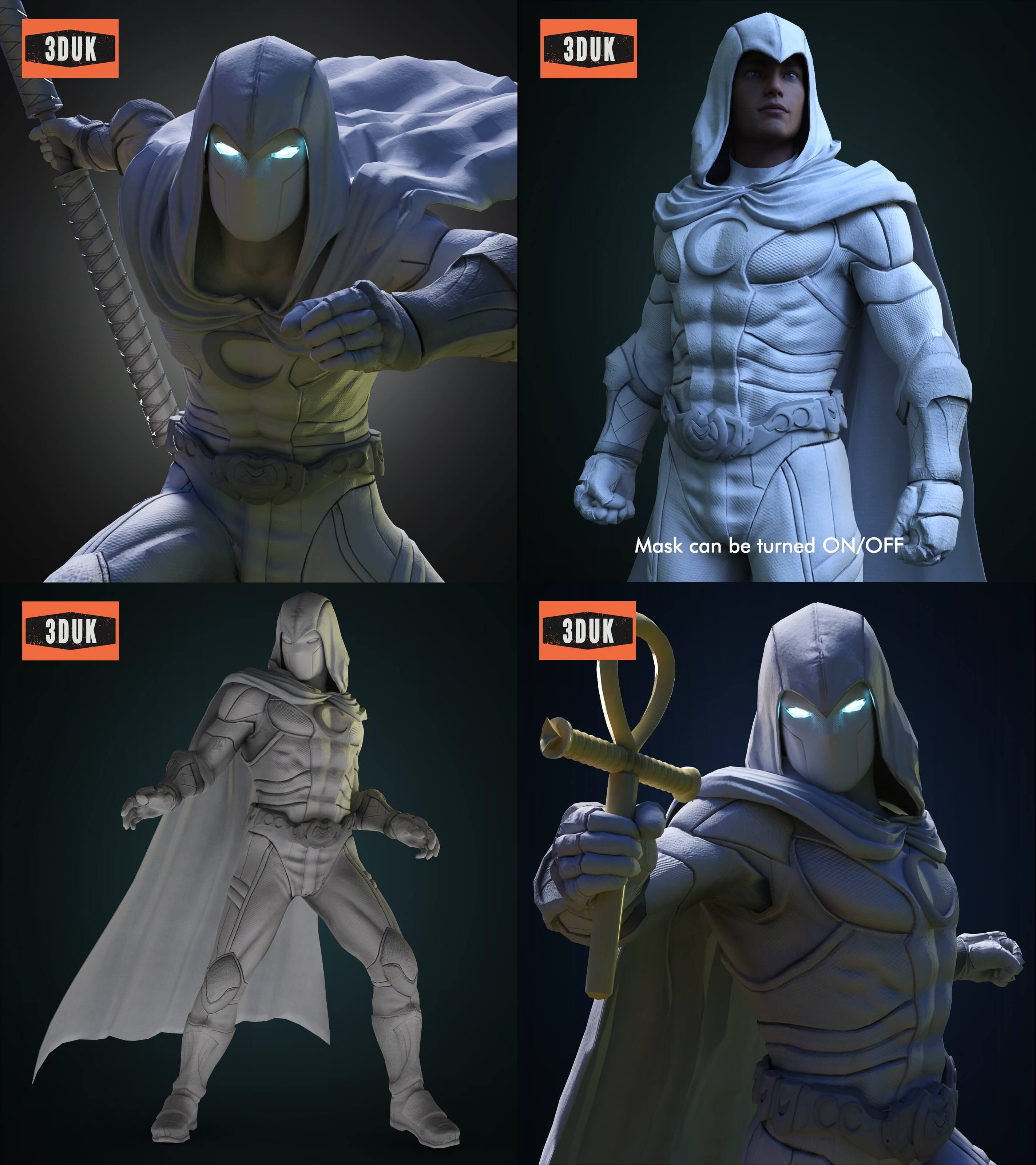 MOON KNIGHT Outfit For G8M